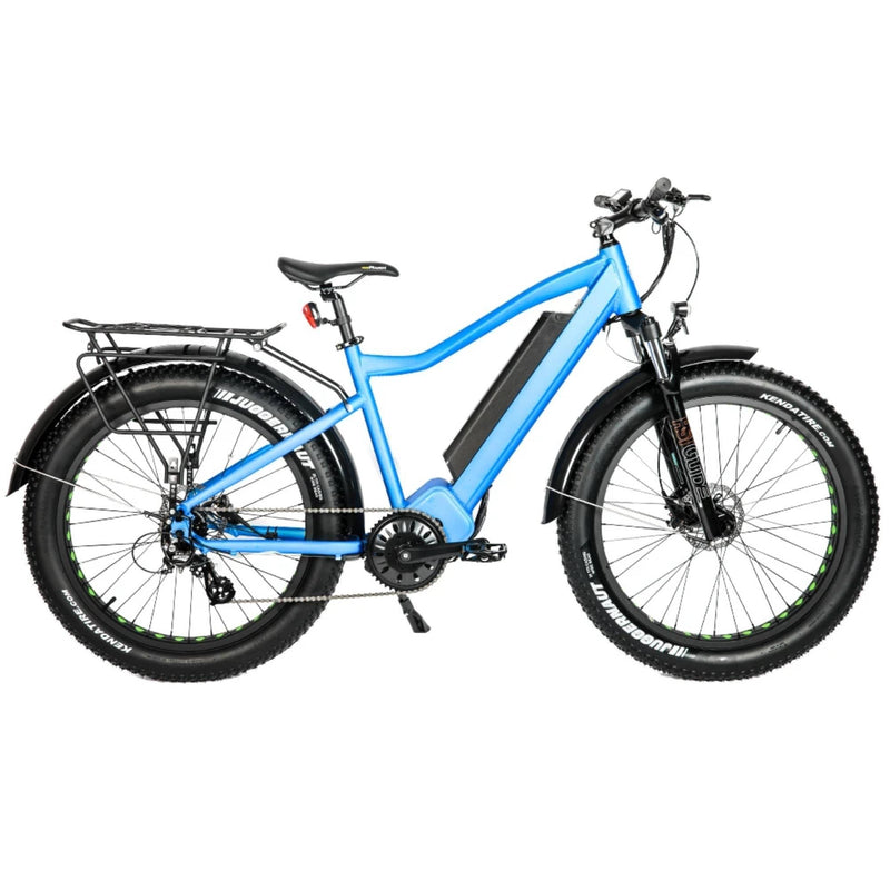 Electric Bike EUNORAU 48V1000W FAT HD All Terrain Fat Tire Mountain Bike Blue Profile