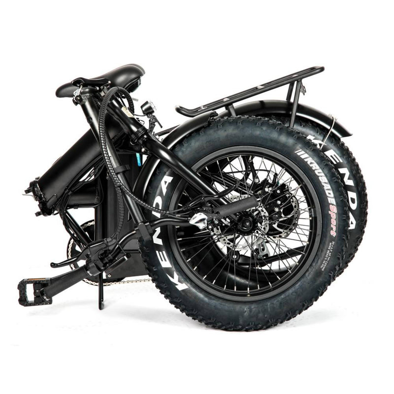 Electric Bike EUNORAU 48V500W 12.5Ah 20" Foldable Fat Tire Step Over Electric Bike For Men Folding