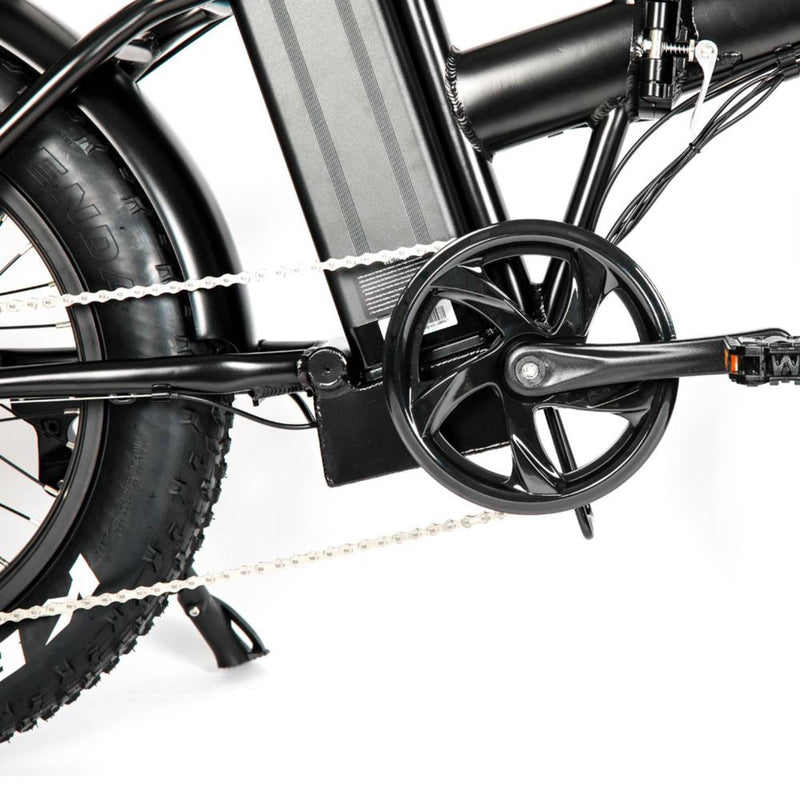 Electric Bike EUNORAU 48V500W 12.5Ah 20" Foldable Fat Tire Step Over Electric Bike For Men Pedal