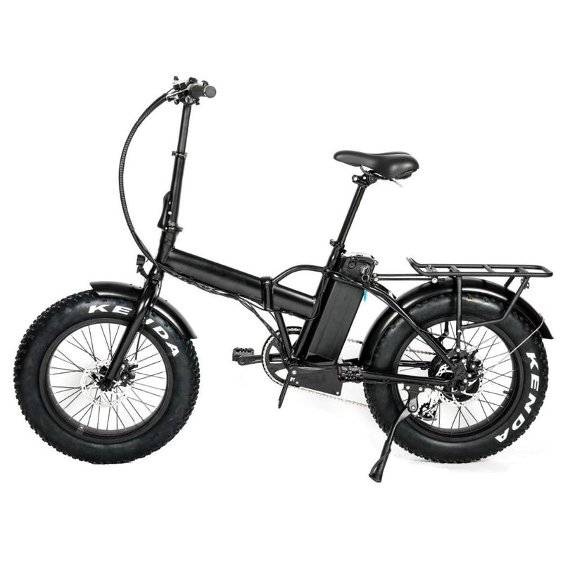 Electric Bike EUNORAU 48V500W 12.5Ah 20" Foldable Fat Tire Step Over Electric Bike For Men Profile 2