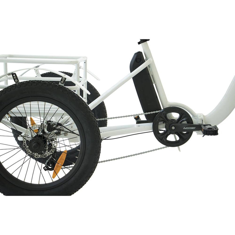 Eunorau 500W Trike 20'' Fat Tire Folding Electric Tricycle - crankset