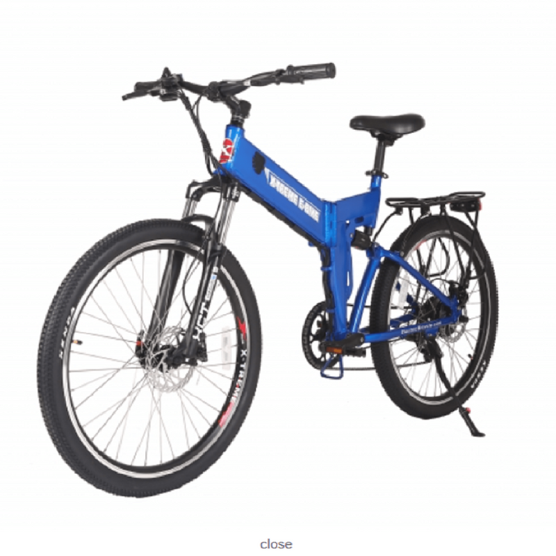 Electric Bike X-Treme X-Cursion blue profile