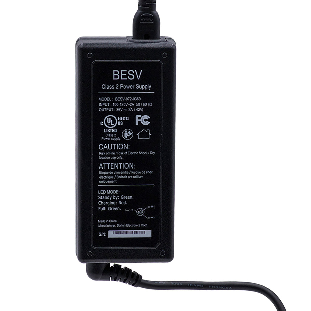 Besv 36V Electric Bicycle Battery Charger