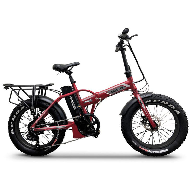 Emojo 750W LYNX PRO Aluminium Frame Electric Bike-Matte red
