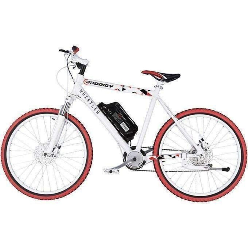 Eprodigy 750W Whistler Electric Commuter Bike - white bicycle side