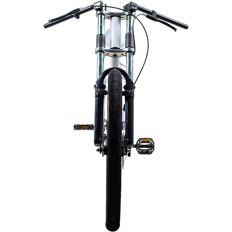 BBR Tuning Silver Straight Handlebar - In Use on F-Zero Motor Ready Bike