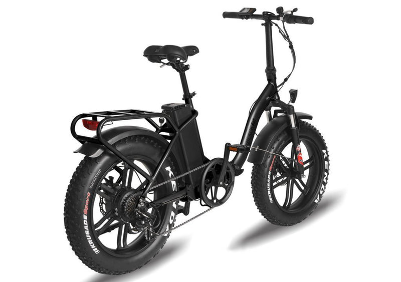 T4B 500W Fat Black 2-Way Fat Tire Folding rear