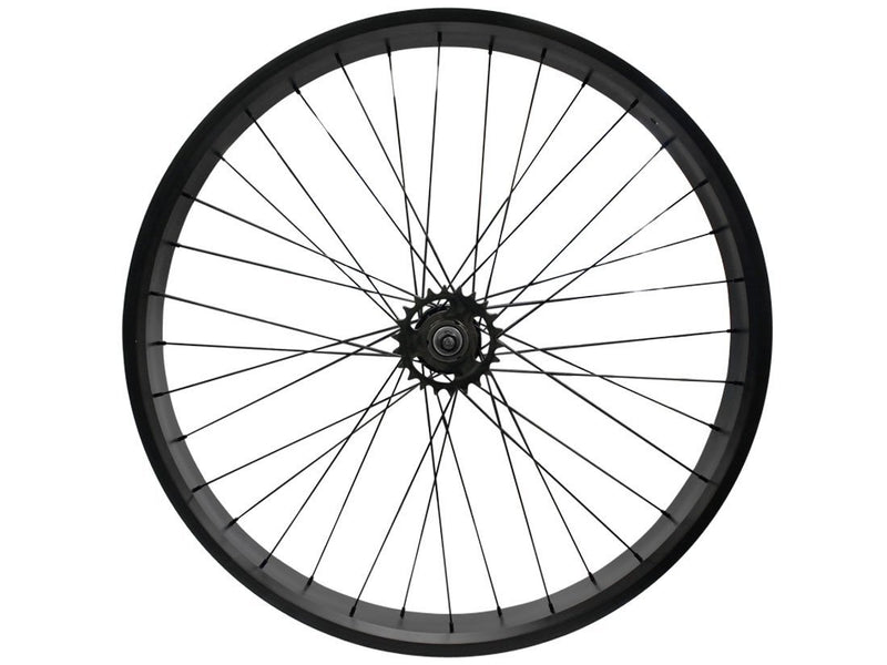 Black wide rims - coaster brake