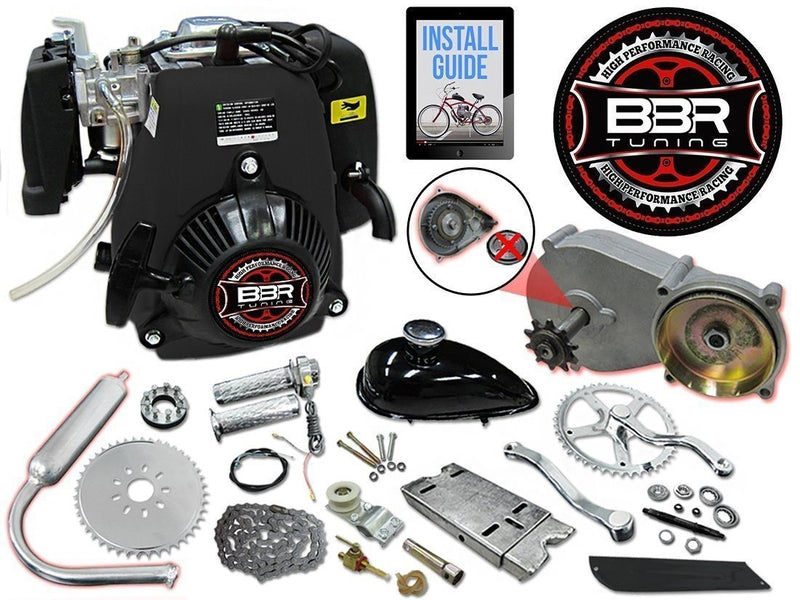 Motorized Bicycle Micargi Touch 4-Stroke Friction Drive Engine Kit Parts