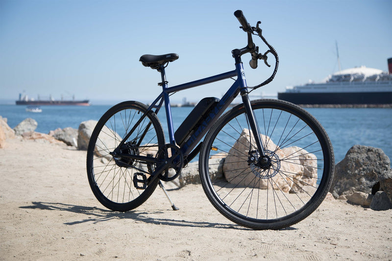 Electric Bike GigaByke Swift Midnight Blue Outside