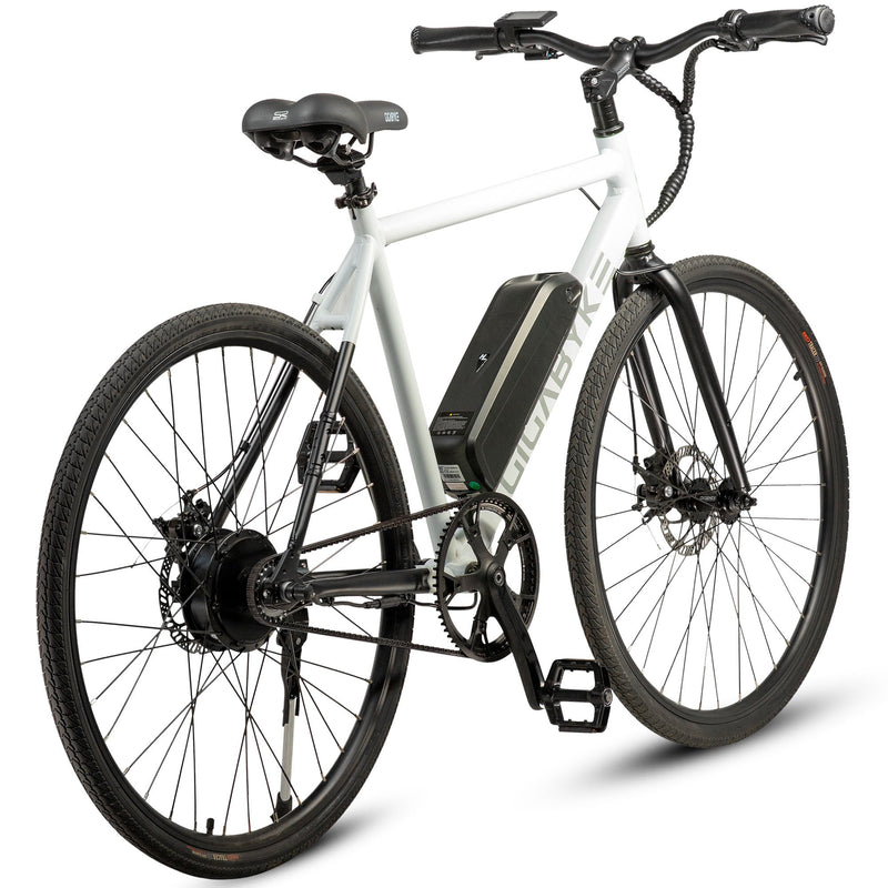 Electric Bike GigaByke Swift White Rear Side