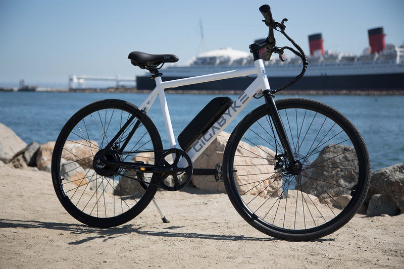 Electric Bike GigaByke Swift White Side Outside