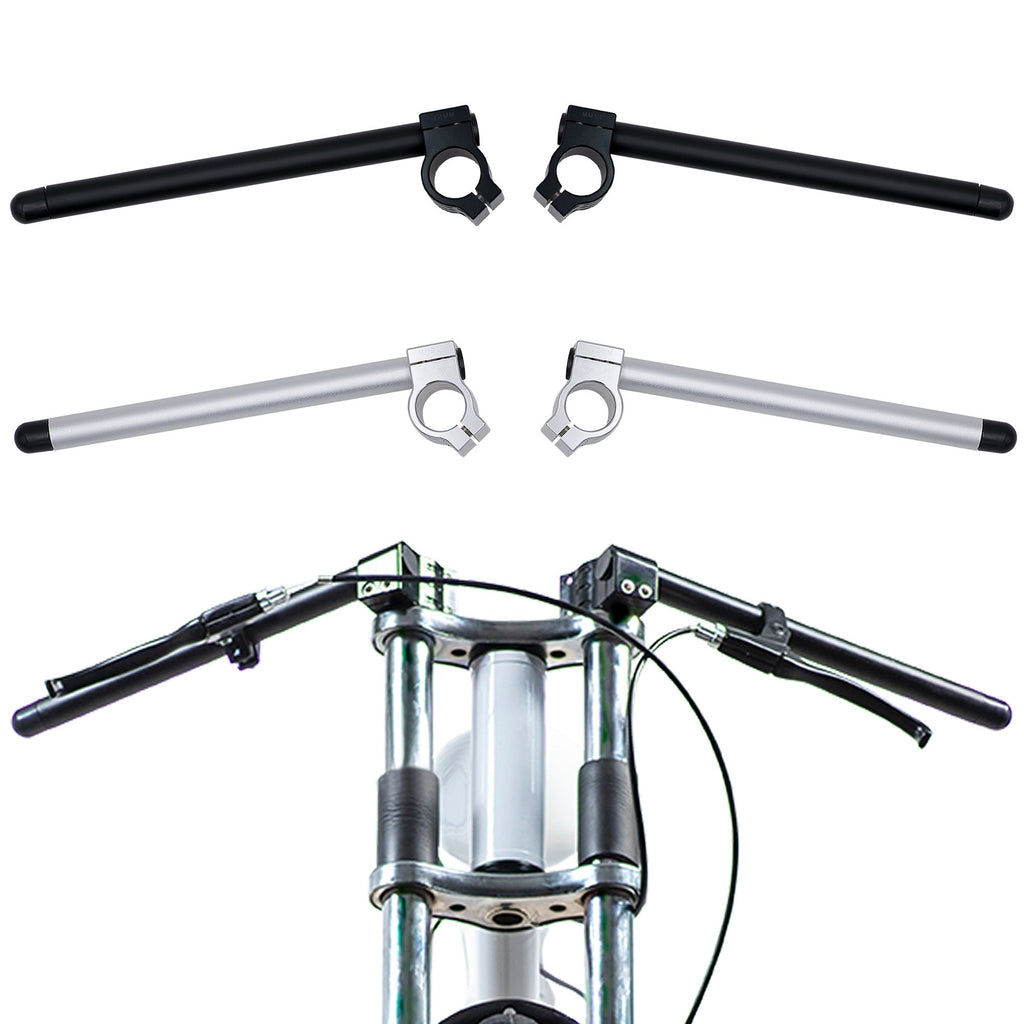 BBR Tuning Silver Straight Handlebar