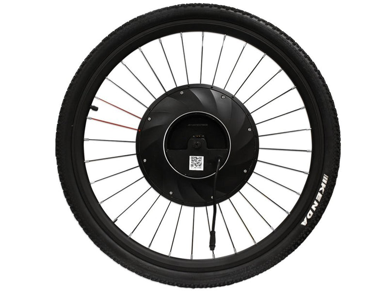 ModWheel Complete 26 Inch 250w Electric E-Bike Conversion Wheel - side of wheel without battery
