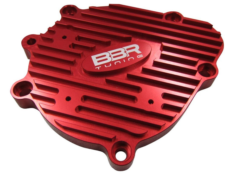 BBR TUNING BILLET ALUMINIUM GEAR CASE COVER - red side two