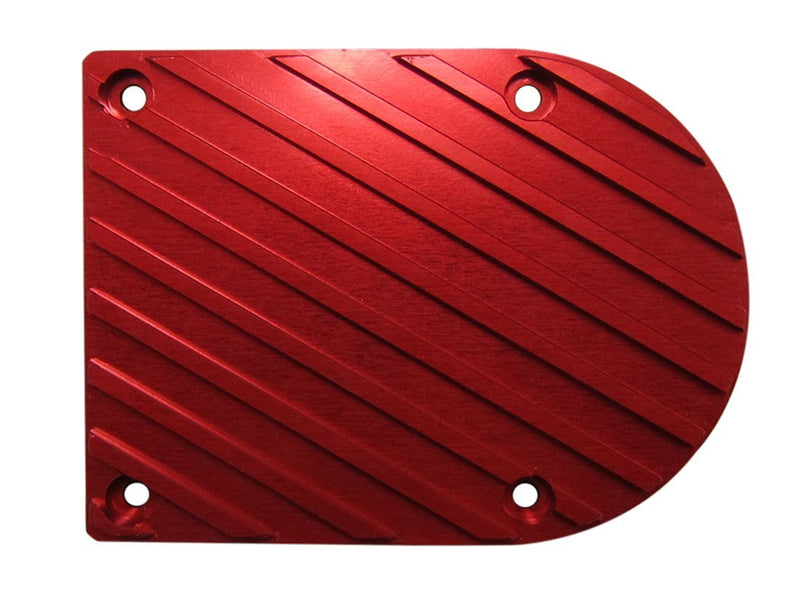 BBR Tuning Billet Aluminium Magneto Case Cover- Red - Side profile