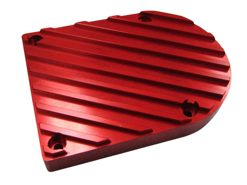 BBR Tuning Billet Aluminium Magneto Case Cover- Red - top profie