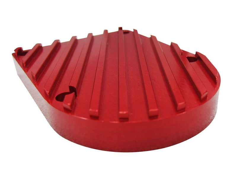 BBR Tuning Billet Aluminium Magneto Case Cover- Red - long profile