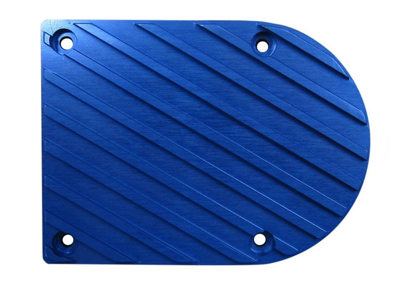 BBR Tuning Billet Aluminium Magneto Case Cover- Blue - Side profile