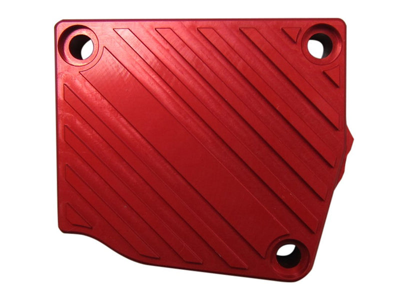 BBR Tuning Billet Aluminium Drive Sprocket Case Cover- Red - Top