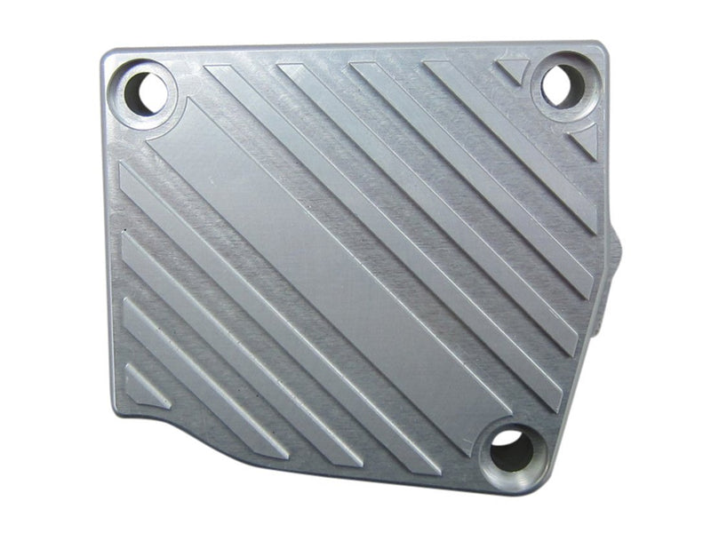 BBR Tuning Billet Aluminium Drive Sprocket Case Cover- Silver- Top