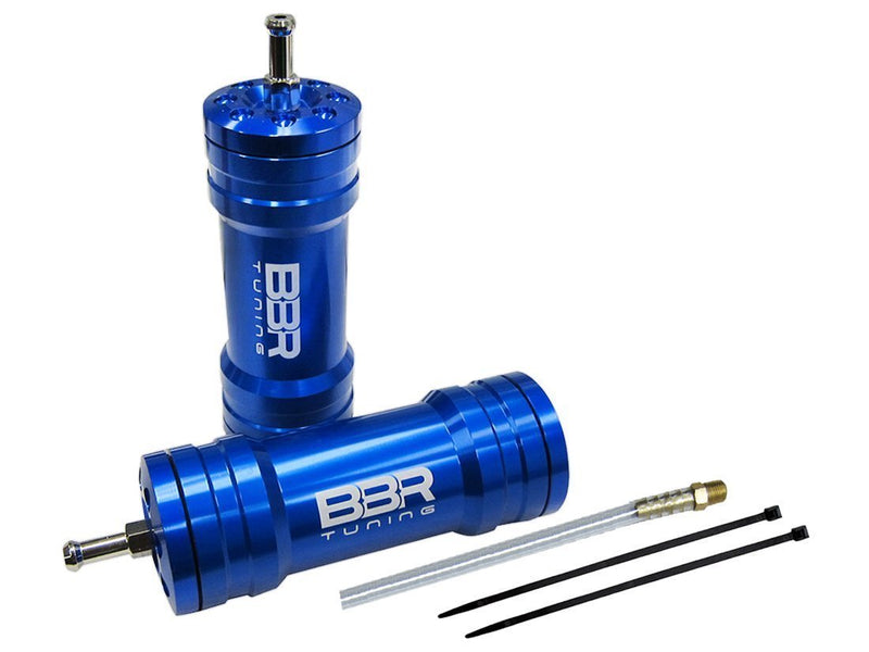 BBR Tuning Single Boost Bottle Induction Kit - side blue