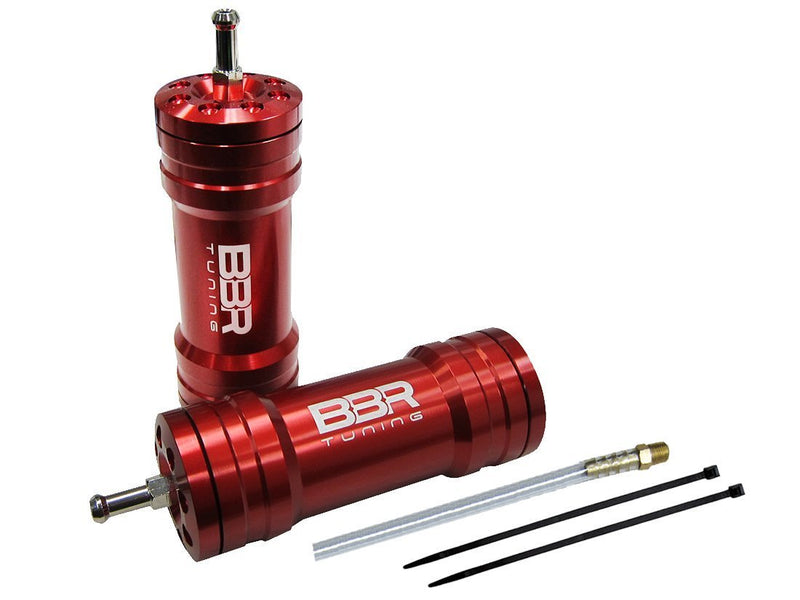 BBR Tuning Single Boost Bottle Induction Kit - side red