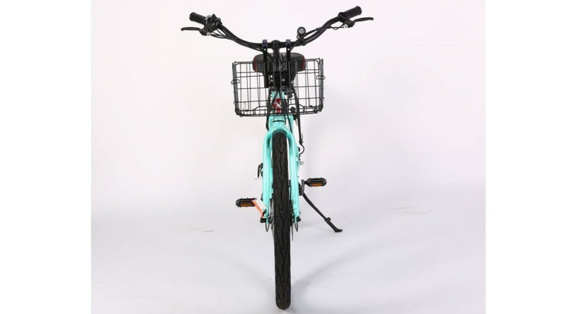 X-Treme 300W Malibu Electric Cruiser - green bicycle front