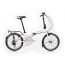 20" Micargi Folding 7SP Bike orange - side of bicycle