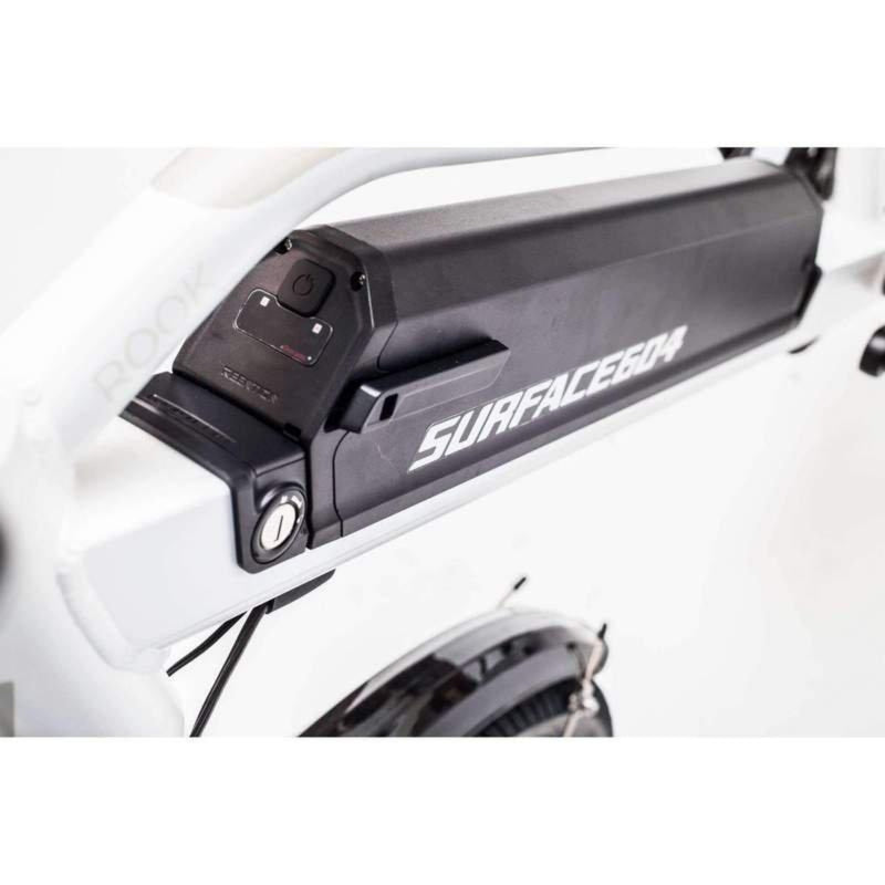Surface 604 500W Rook Electric Cruiser - battery installed in frame