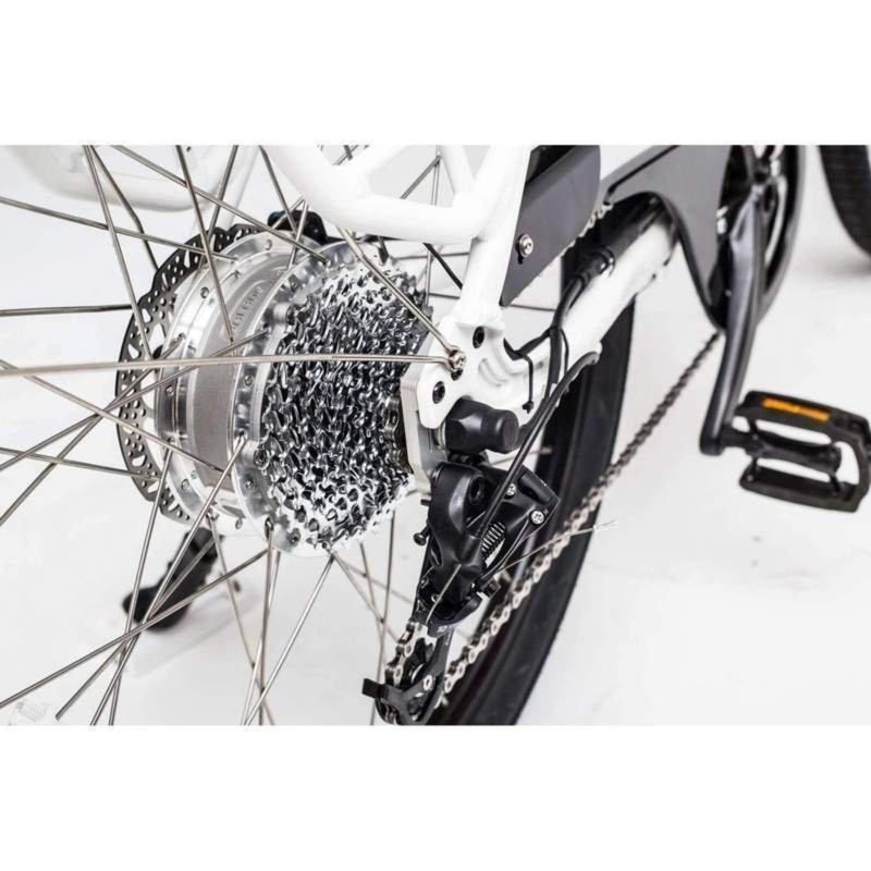 Surface 604 500W Rook Electric Cruiser - rear derailer