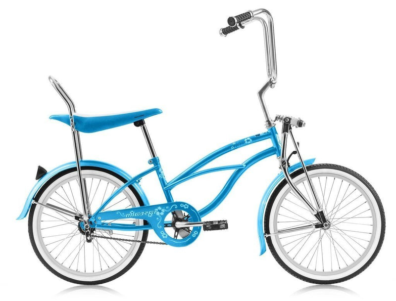 20'' Micargi Womens Hero baby blue - side of bicycle