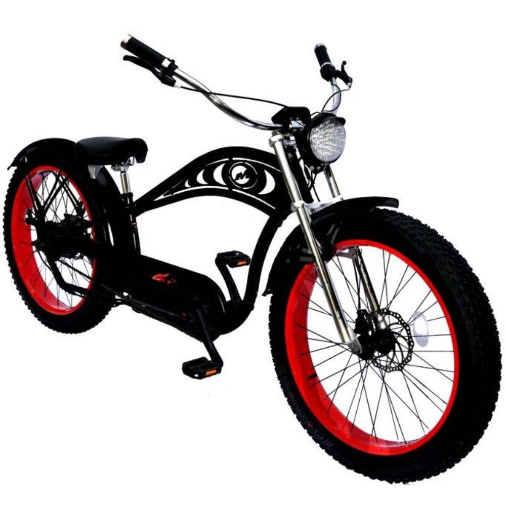 Micargi Cyclone 2.0 Deluxe 500W Fat Tire Cruiser Electric Bike