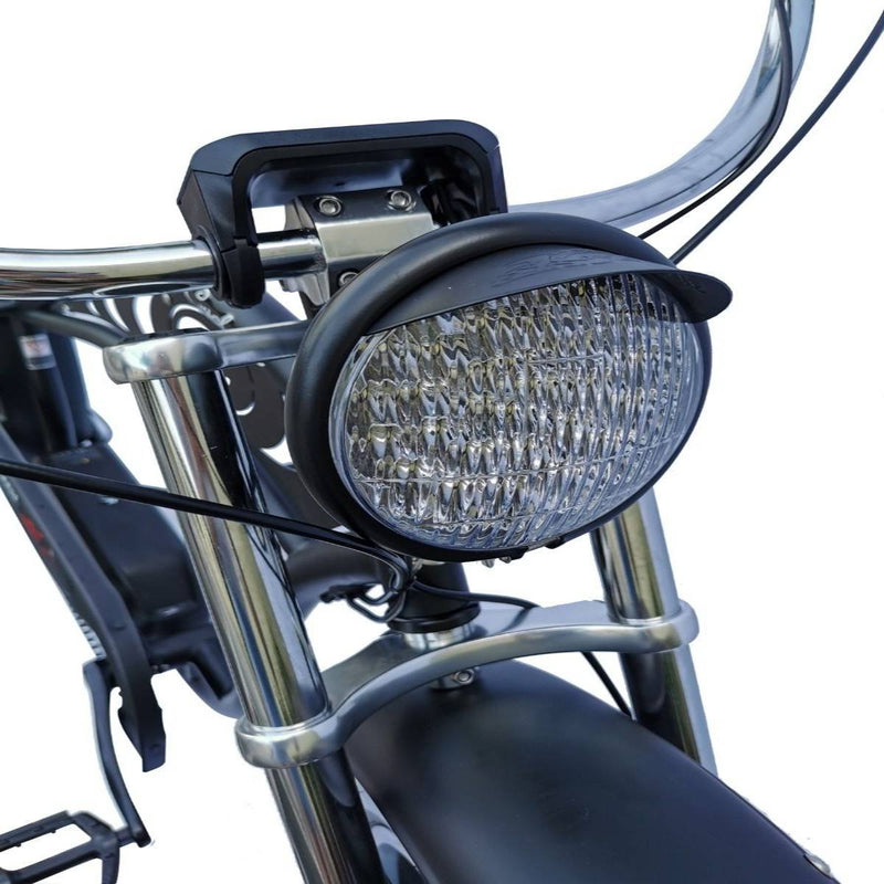 Micargi Cyclone 2.0 Deluxe 500W Fat Tire Cruiser front head light