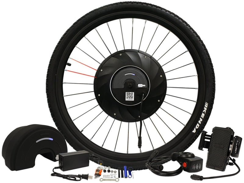 ModWheel Complete 26 Inch 250w Electric E-Bike Conversion Wheel - wheel with parts