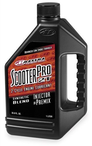 Scooter Pros 2-Stroke Oil - Front of bottle
