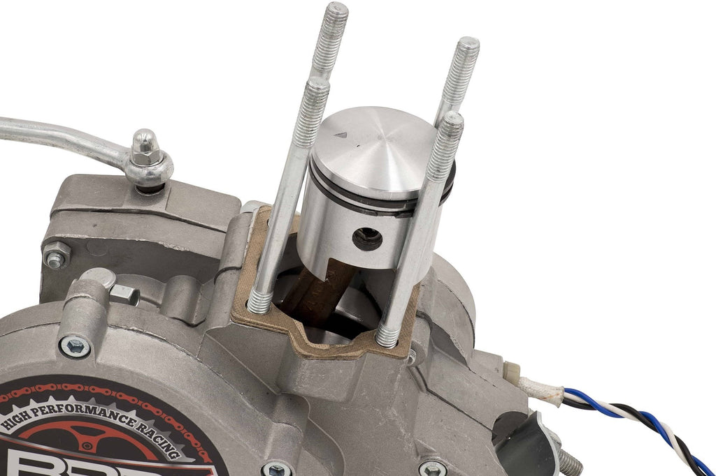 Motorized bike piston top