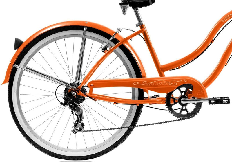 26'' Micargi Womens Pantera 7SP - orange - rear wheel