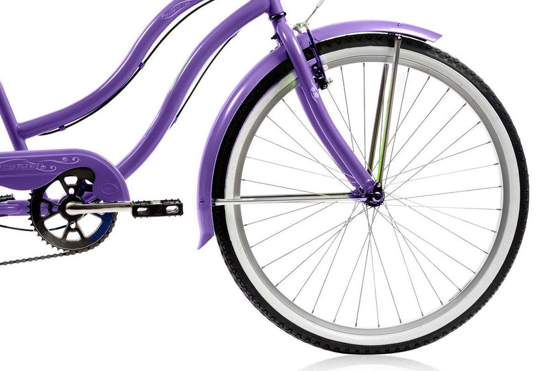 26'' Micargi Womens Pantera 7SP - purple - front wheel