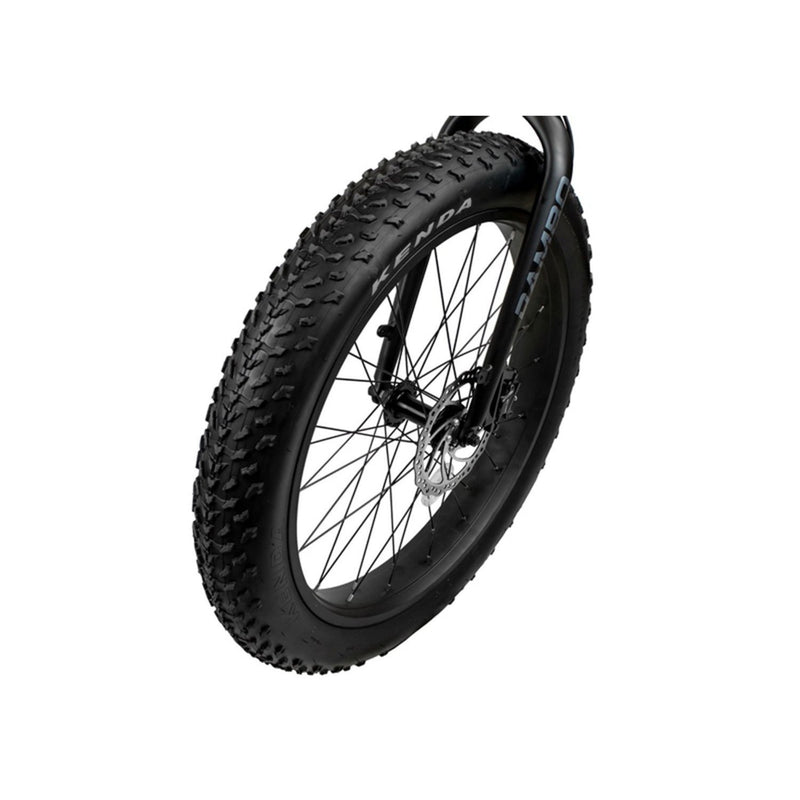 Rambo 750W Pursuit Black/Grey - front wheel