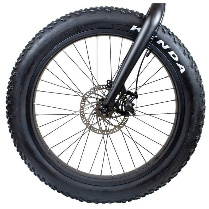 Rambo 500W Cruiser Black - front wheel