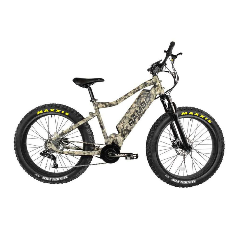 Rambo 750W Nomad side of bicycle