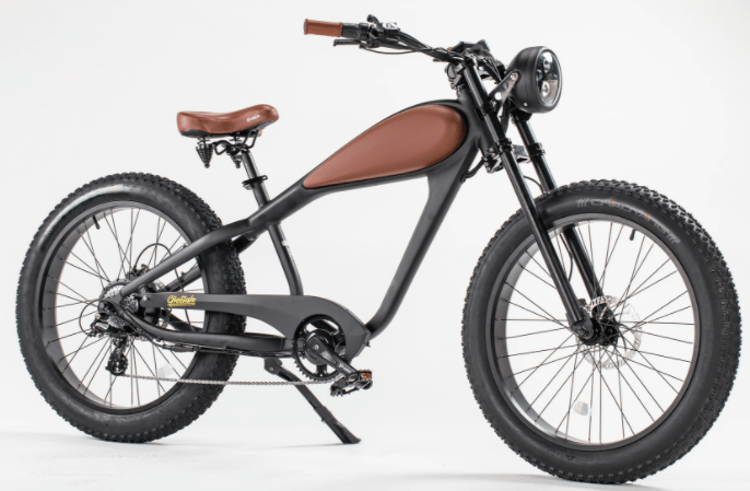 chita electric bicycle Revi 750W Cheetah Cafe Racer Fat Tire Electric Bike