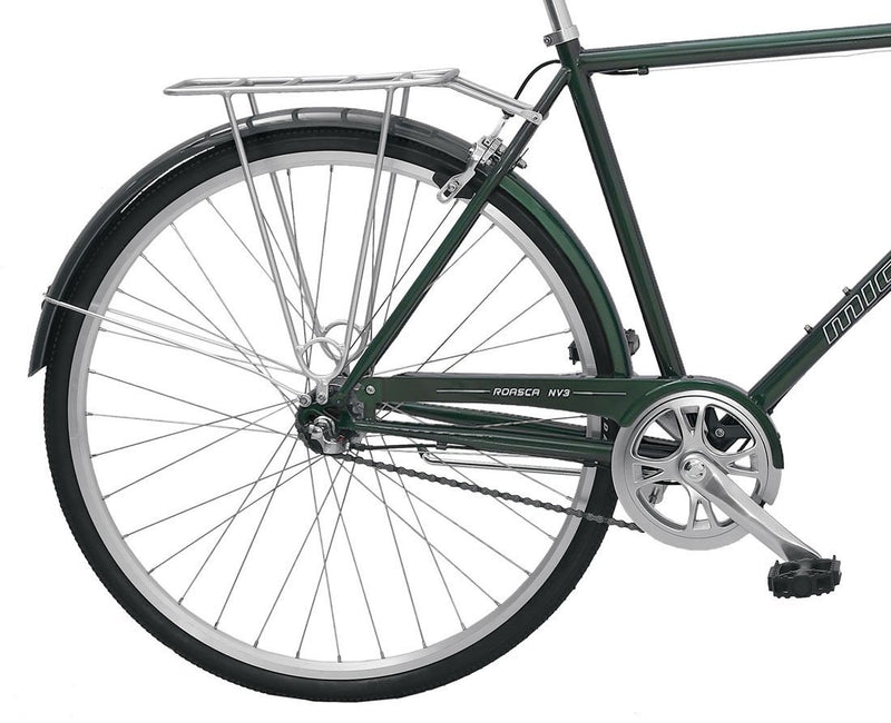 26" Micargi Men's Roasca NV3 City Bike (530mm) - green - rear wheel