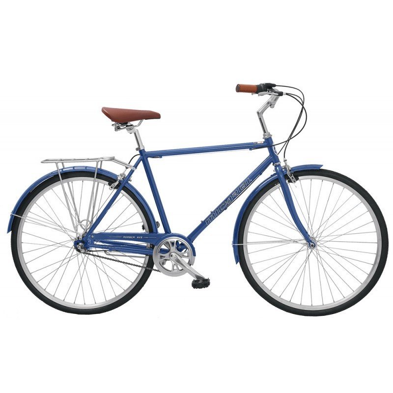26" Micargi Men's Roasca NV3 City Bike (530mm) - blue - side of bicycle