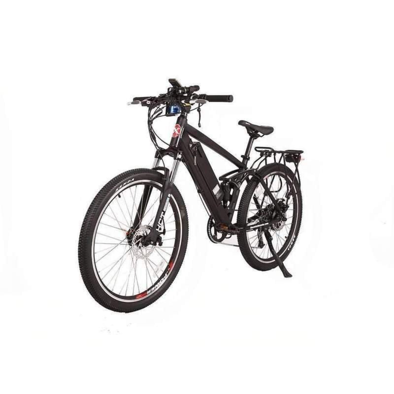 X-Treme 500W Rubicon Mountain black bicycle front