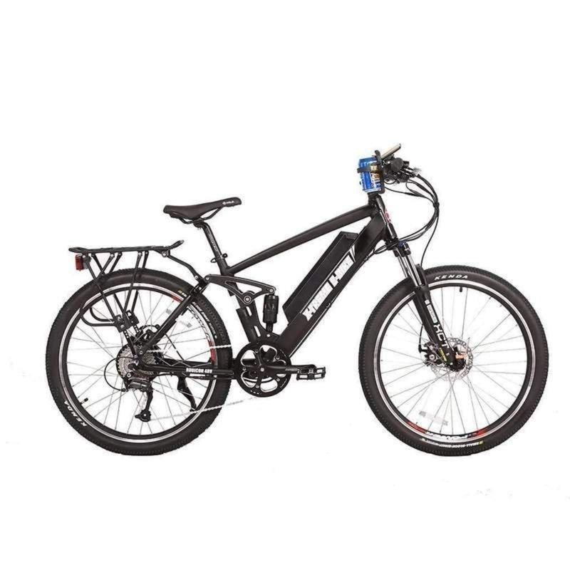 X-Treme 500W Rubicon Mountain black bicycle side