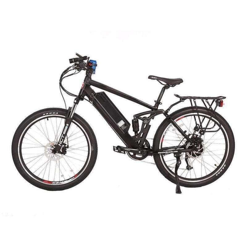 X-Treme 500W Rubicon Mountain black bicycle side