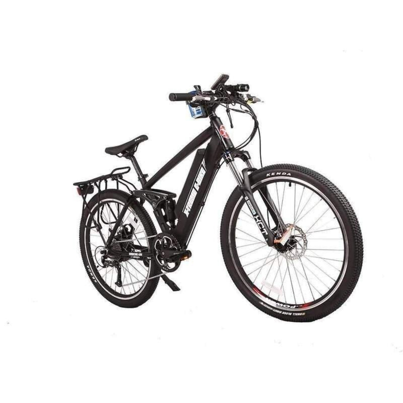 X-Treme 500W Rubicon Mountain black bicycle side