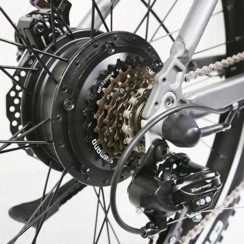 Nakto 500W Electrical Bicycle 26'' Santa Monica - rear motor